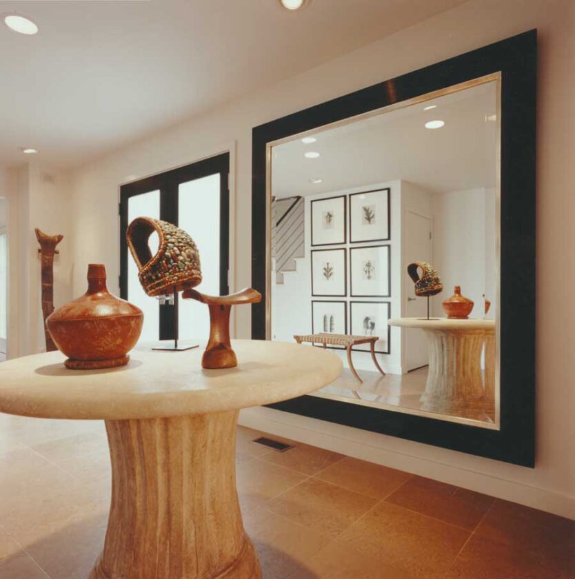 
Interior designer Shelly Handman uses translucent glass and mirrors to create the illusion of more light.
